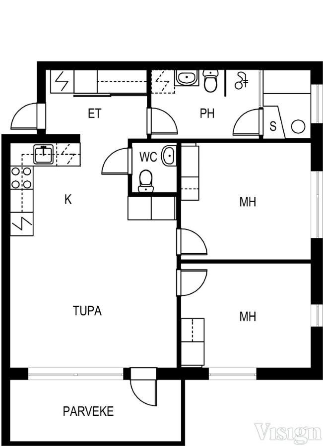 Levin Kunkku B2 Apartment Grey Dış mekan fotoğraf